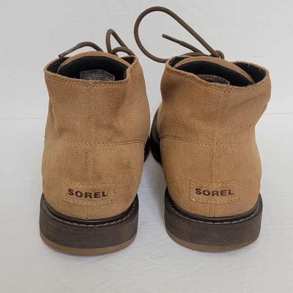 SOREL Men's Fulton Waterproof Boots  Color Light Tan Suede Size 10.5 - Picture 6 of 8